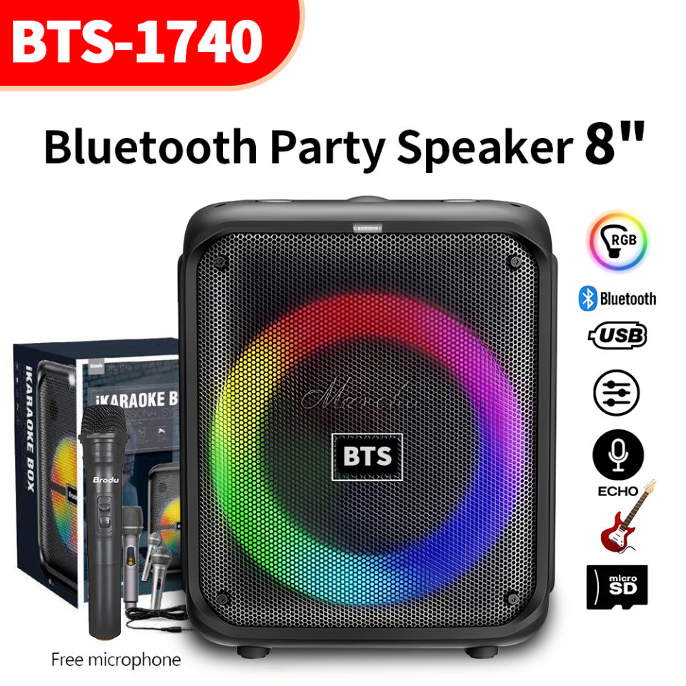 BTS-1740-1935-1739-2255-1783-2255-2285-1709-1808-1908-1388-2098-1989-2173-2175 speaker bluetooth with mic portable original brodu speaker with mic
