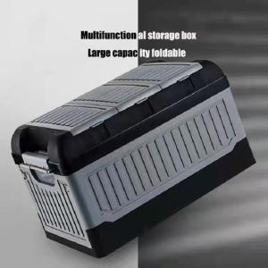 Trunk Organizer for Car - Large-Capacity Car Storage Box Foldable Trunk organizer for SUVs & Sedans Sturdy Car Organization for Car Accessories Tools Sundries Double layer large capacity