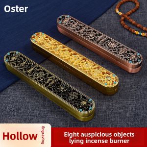 OSITE | Eight Auspicious Signs Incense Burner for Stick Incense and Resin