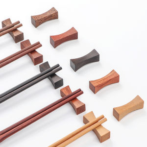 Hotel Grade Solid Wood Chopsticks Stand Chinese Style Chopsticks Holder Restaurant Dining Utensils Chopsticks Rest Chopsticks Rack