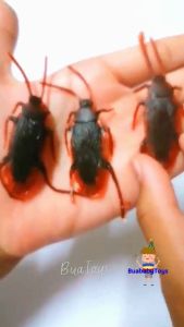 12 ตัว แมลงสาบ แมงสาบ ปลอม แมลงสาบ ปลอม ของเล่นแก้งเพื่อน แมลงสาบยาง ของเล่นเด็ก เนื้องานแข็ง