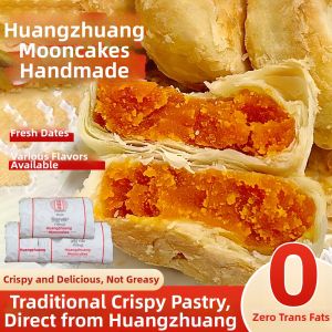 Traditional Xylitol Egg Yolk Mooncakes