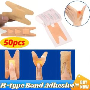 50/100Pcs Medical H-type Waterproof Band Aids Antibacterial Wound Dressing Bandages For Protect First Aid Care Supplies