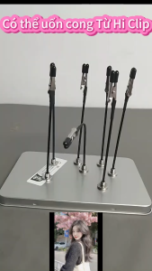 SST>Cá sấu hút từ Clip trên màu Clip Bất kỳ uốn cong với cơ sở Cá sấu Clip Cơ sở từ tính có thể uốn cong từ tính mạnh mẽ