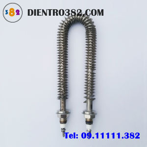 U sấy dài 40cm Điện trở sấy khô chữ U thanh nhiệt sấy khô dài 40cm có cánh tản nhiệt dùng để sấy khô thực phẩm dươc liệu chất liệu inox