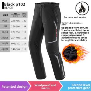 Scoyco | Waterproof Thermal Fast-Release Motorcycle Riding Pants