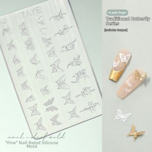 Taye | 3D Stereoscopic Ultra Thin Silicone Molds for Nail Art