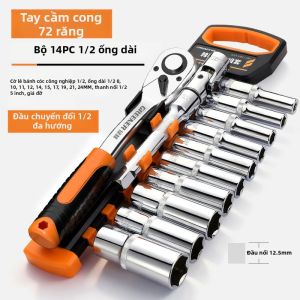 Greener | Bộ cờ lê bánh cóc kèm đầu tuýp đa năng sửa chữa ô tô