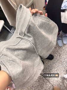 High Waist A-Line Shorts Womens Winter Sports Casual Fitness Loose Thin Outdoor Wear Sleepwear Grey American Style