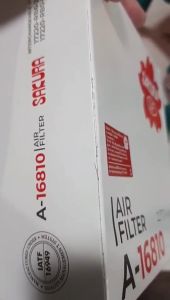 ไส้กรองอากาศ ยี่ห้อ ซากุระ SAKURA สําหรับรถฮอนด้า HONDA JAZZ CITY BRIO FREED MOBILIO A-16810