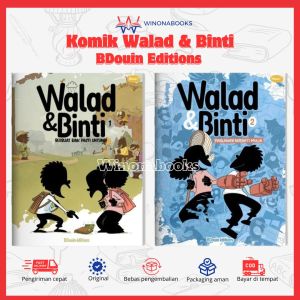 Komik Walad dan Binti Vol 1 & 2: komik yang menceritakan kisah Keseharian kakak beradik yang cerdas lucu dan berani~ Buku Anak Winonabooks × Ahlan