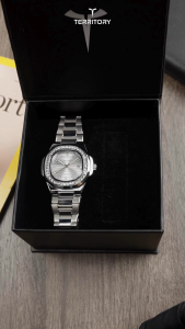 Đồng hồ nam Territory Nautilus NTSD01 Watch Mặt kính Mineral Crystal Dây thép đeo tay cao cấp