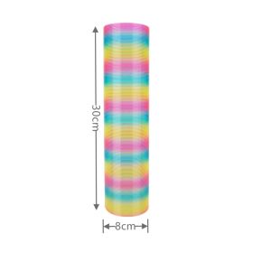Expansion Rainbow Circle Fun Magic Toy Early Development Education Folding Plastic Spring Coil Childrens Creative Decomposition