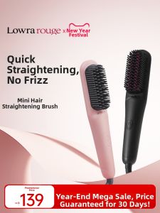 「China Plug」Lowra rouge | Portable Long-lasting Styling Negative Ion Straightening Comb