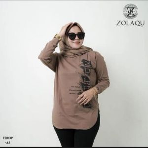 ZOLAQU SEMI TUNIK TERBARU ATASAN ZOLAQU COMBED 24S ZOLAQU SYARI ATASAN ZOLAQU MODEL OVAL