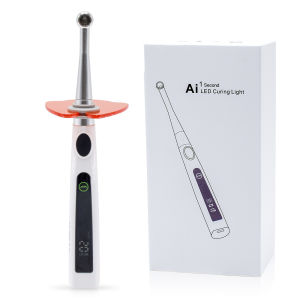 New 1S Dental Curing Light Lamp LED Cordless Metal Head 1S Cure 4 Modes Dentistry Equipment