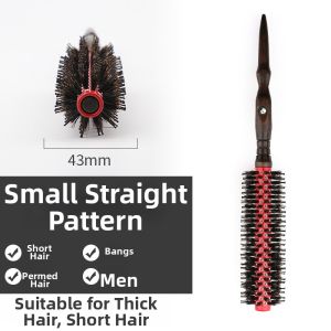 Professional Hair Salon round Rolling Comb Curling Hair Styling Comb Inner Click Hairdressing Tool All Hair Types Shampoo Safe