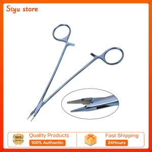 GREATLH Ophthalmic Micro Needle Holder Tungsten Carbide Coated Autoclavable Eyelid Tools Ophthalmic Instrument Titanium Alloy