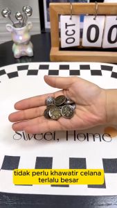 Set Kancing Gaya Pakaian Kain Tidak Perlu Jahit Kancing yang Dapat Dilepas [ 1 Set ]