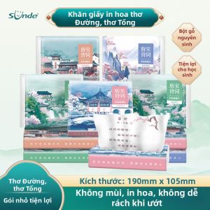 SUNDE | Khăn Giấy In Thơ Đường Tống