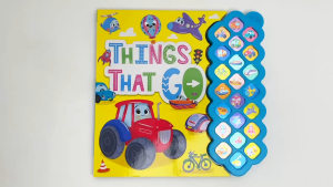 Noisy Things That Go 22 Buttons Sound Book For Kids & Toddlers To Learn About Vehicles (Hardcover)