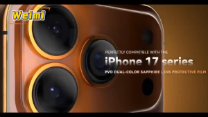 Weimi ฟิล์มกระจกนิรภัย เลนส์กล้อง Glass พร้อมแม่พิมพ์ติดตั้ง For iphone 17 pro  iphone 17 promax