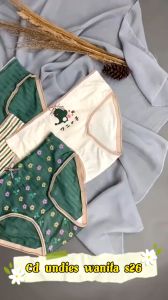Celana Dalam Wanita Mid Waist Motif Dino Pakaian Dalam Bahan Katun CS026