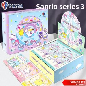 Sanrio Themed Creative Cultural Cards Third Batch Whole Box Collectible Tabletop Game Cards Yuca Brand Anime Gaming Cards