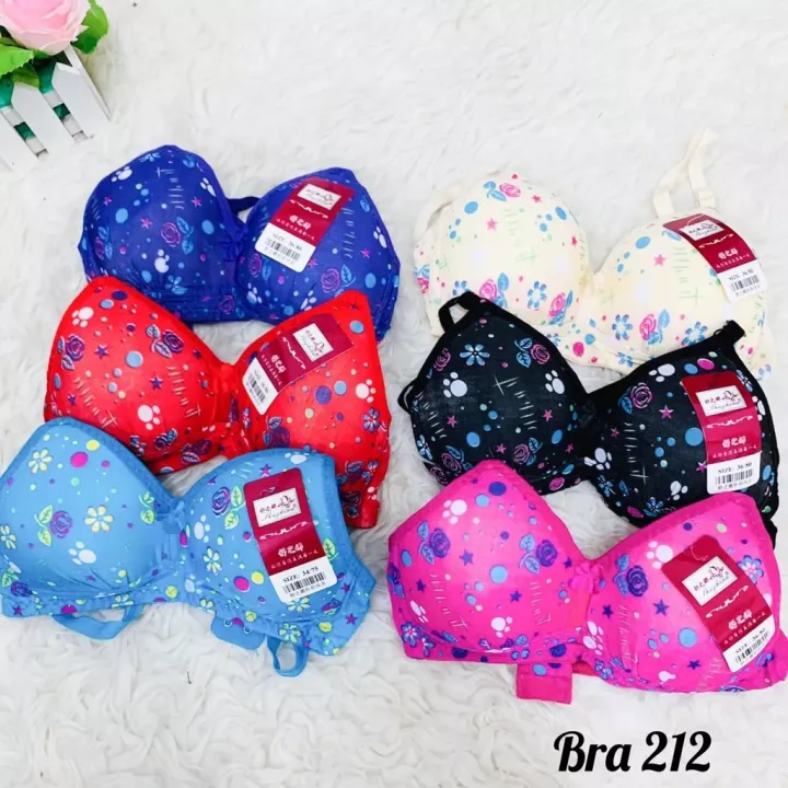 B725 | BRA BUSA REMAJA TANPA KAWAT | CUP 32A - 36A | DUA PENGAIT | BRA  SOREX Y2305