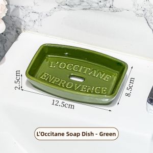 XIAOHUANGLU | Water Drainage Ceramic Soap Dish High Aesthetics