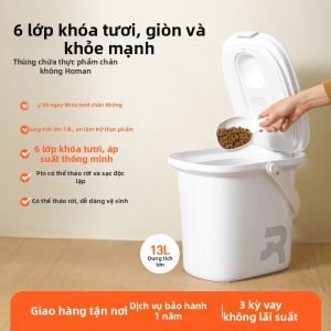 HOMERUN | Thùng Lưu Trữ Thức Ăn Thú Cưng Thông Minh Đóng Kín