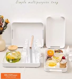 Tatakan Tray Dapur Persegi Stackable