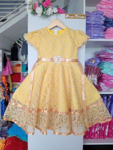Dress gaun Rapunzel full brokat