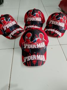 Topi baseball anak spiderman/Topi anak laki-laki motiv spiderman
