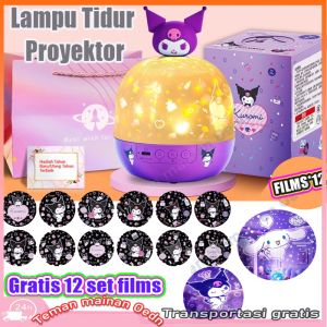 READY Lampu Tidur Proyektor Lampu Proyektor Galaxy Sanrio Lampu Malam Lampu Tidur 12 Modes Lampu Dapat Diredupkan Lampu Hias Hadiah Ulang Tahun