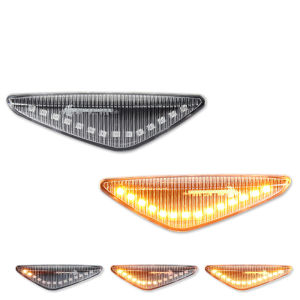 2pcs Car Side Indicator Marker Amber LED Repeater Light Lamps For BMW X3 F25 X5 E70 X6 E71 E72 Sequential Turn Signal Lights