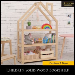Childrens Bookshelf Solid Wood Bookshelf Kids Book Shelf Study Children Book Shelf Baby Book Shelf Small Bookcask