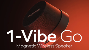 Momax 1-Vibe Go Magnetic Portable True Wireless Speaker