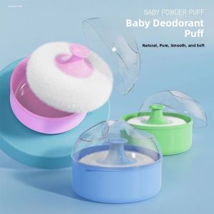 Pure Cotton Baby Powder Puff with Box Infant Corn Removal Powder Puff Separation Type Baby Powder Puff from Fujian Province