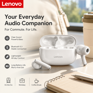 Lenovo | Lenovo TA210 TWS Wireless Bluetooth 5.3 Earphones Sports In-Ear Headset With Mic Gaming Low Latency Dual Mode Music Earbuds New
