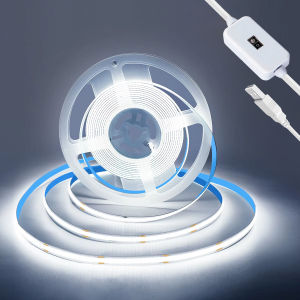COB LED Light Strip Gesture Sensor Switch Control Dimmer Easy to Install Suitable For Bathroom Mirror Kitchen Cabinet Lighting