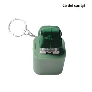 Móc Khóa Hình Chú Ếch Ngộ Nghĩnh Phát Ra Tiếng Kêu Có Thể Sạc Lại Tích Hợp Đèn LED Đồ Chơi Giảm Stress Phát Sáng Dành Cho Mọi Lứa Tuổi