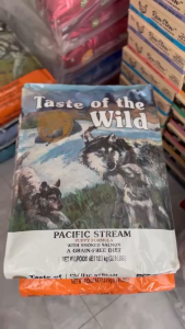 Thức ăn chó TASTE OF THE WILD [BAO NGUYÊN SEAL 12.2kg] Vị cá hồi cho chó con