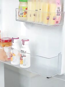 【SG】4 Pcs Refrigerator Retractable Storage Separator Refrigerator Side Door Box Separator Kitchen Organizer