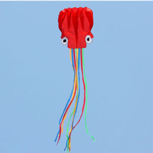 Weifang Kite New Childrens Soft Body Octopus Cartoon Kite No Frame Easy to Fly under Light Wind Conditions