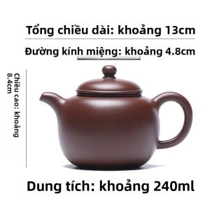 CANGHUTIANXIA | Bình Trà Đất Nung Handmade 240ml