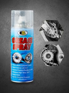 [SG STOCK] BOSNY GREASE SPRAY 400CC High Temperature Multi Purpose Lubricant Bicycle Chain Lube Cleaner Remove