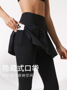 High-Waist Fitness Tight Pants Womens New Style Outdoor Running Training Trousers Professional Tennis Sports Long Pants