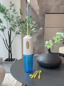 KADONIA ไหมขัดฟันพลังน้ำ 220ML Water Flosser (3 โหมด+4 หัวฉีด) น้ำ ทำความสะอาดฟัน IPX7 กันน้ำ Cavity Care