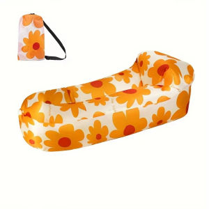 Portable Fast Inflatable Sofa Beach Sleeping Bag Camping Air Lounger Foldable Air Sofa for Travel Picnic Outdoor Lazy Bed Chair